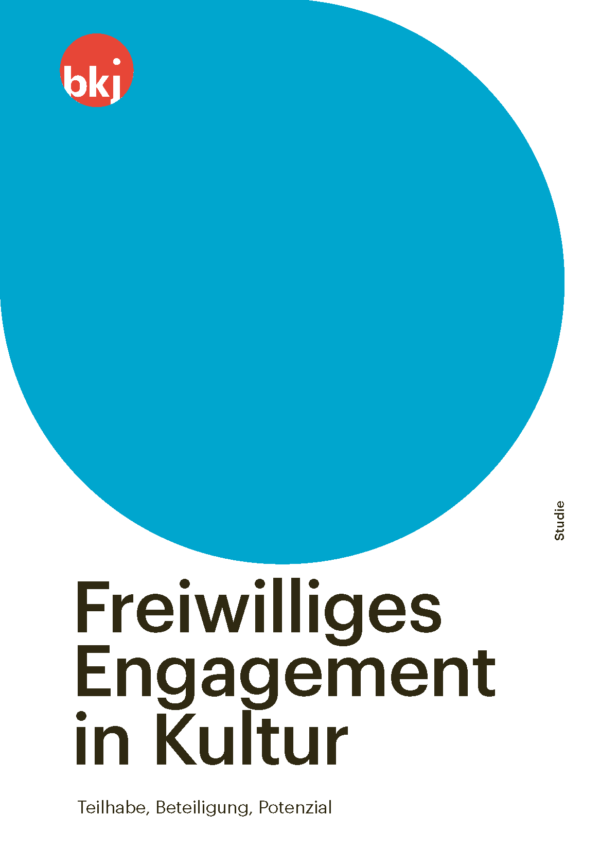 Titelbild der Studie „Freiwilliges Engagement in Kultur. Teilhabe, Beteiligung, Potenzial“