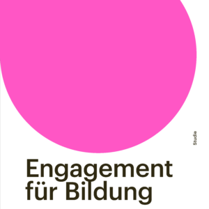Titelbild der Studie „Engagement für Bildung. Zivilgesellschaftliche Partner aus Kultur und Jugendhilfe“ der BKJ (2021)